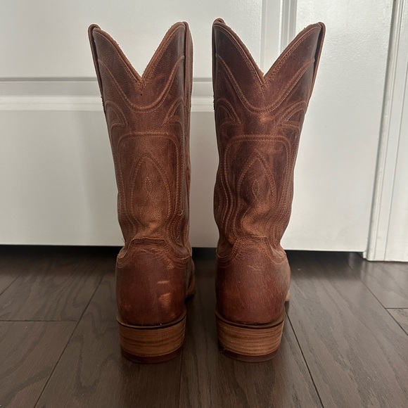 Women’s Leather Cowboy Boots - Picture 3 of 5